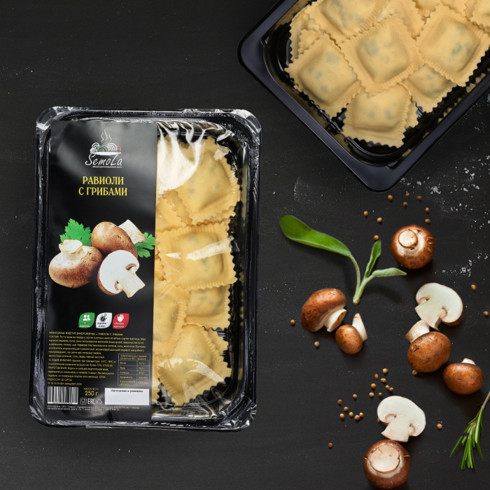 Равиоли с грибами